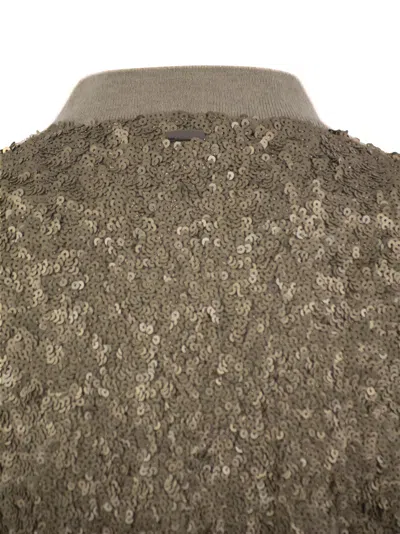 Herno Bomber Jacket With Sequins