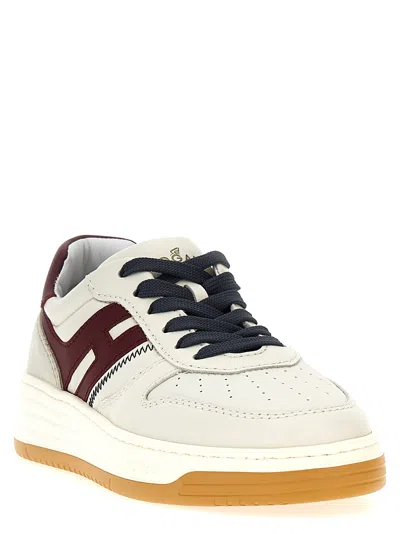 Hogan Sneakers With Perforated Toe Box And Contrasting Accents
