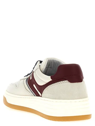 Hogan Sneakers With Perforated Toe Box And Contrasting Accents