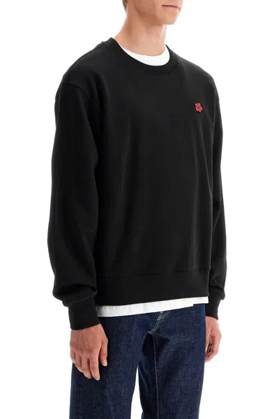 Shop Kenzo "boke Flower Detail Sweatshirt In Black