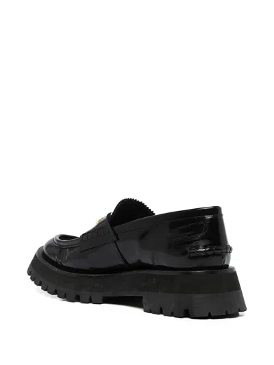 Shop Alexander Wang Carter Moccasins Shoes In Black