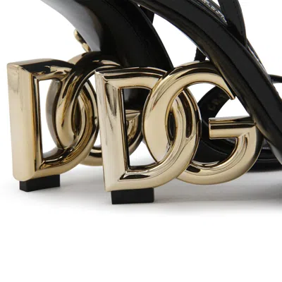 Shop Dolce & Gabbana Leather Sandal In Black