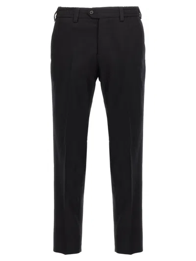Pt Torino Rebel Pleated Trousers With Elastic Waistband