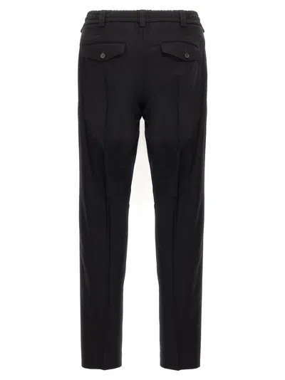Pt Torino Rebel Pleated Trousers With Elastic Waistband