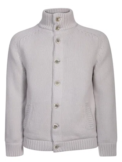 Herno Infinity Wool Bomber Jacket In Grey