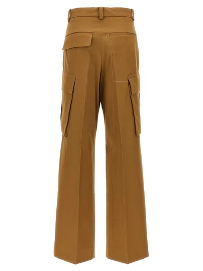 Victoria Beckham Cotton Wide-leg Cargo Pants