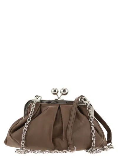 Weekend Max Mara Pasticcino Leather Bag