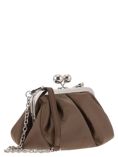 Weekend Max Mara Pasticcino Leather Bag