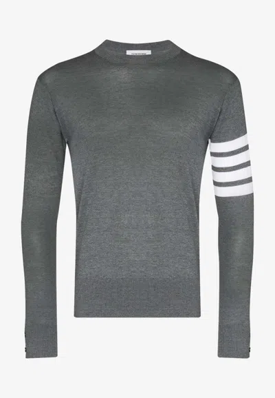 Thom Browne 'lightweight 4-bar Kn In Gray