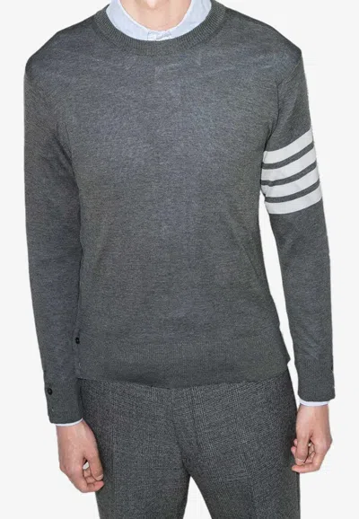 Thom Browne 'lightweight 4-bar Kn In Gray