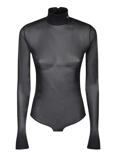 Prada Sweaters In Black