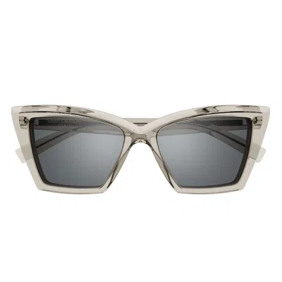 Saint Laurent Eyewear Sunglasses In Beige