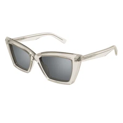 Saint Laurent Eyewear Sunglasses In Beige