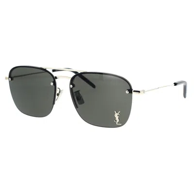 Saint Laurent Eyewear Sunglasses In Silver