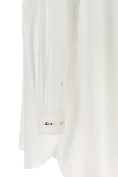 Shop Maison Margiela Women Chemisier Dress In White