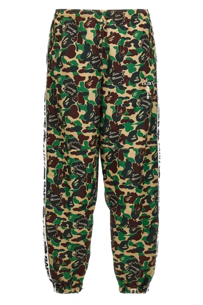 Shop Saint Mxxxxxx Men Saint Michael X A Bathing Ape Joggers In Multicolor