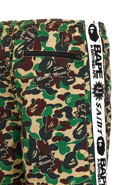 Shop Saint Mxxxxxx Men Saint Michael X A Bathing Ape Joggers In Multicolor