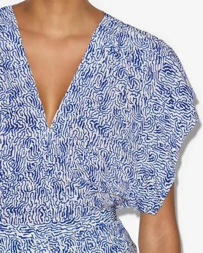 Isabel Marant Étoile Delocia Oberteil In Blue