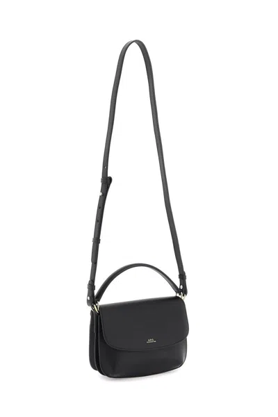 Shop Apc Sarah Mini Shoulder Bag In Black