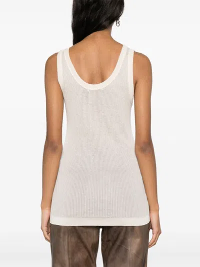 Lemaire Nahtloses Geripptes Tanktop
