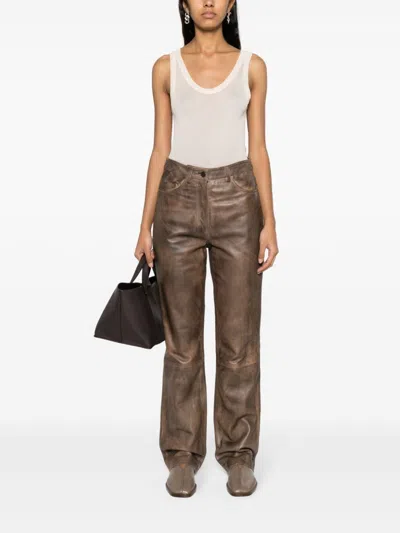 Lemaire Nahtloses Geripptes Tanktop