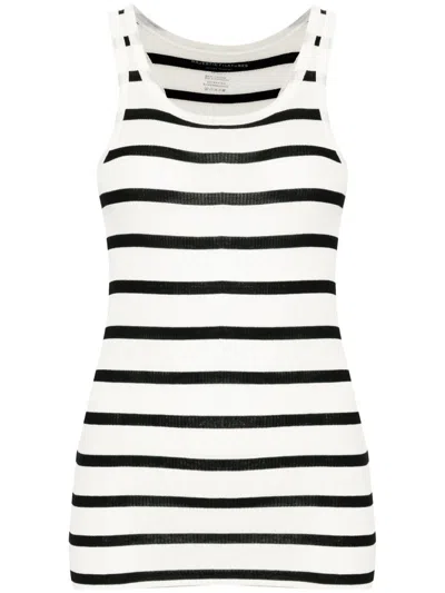 Shop Majestic Striped Ribbed Tank Top