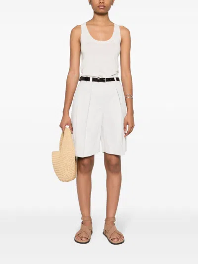 Max Mara Knitted Cashmere Tank Top With Racerback