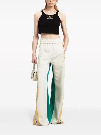 Palm Angels Black Cotton Cropped Top