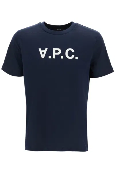 Shop Apc T Shirt Grand Vpc In Blue