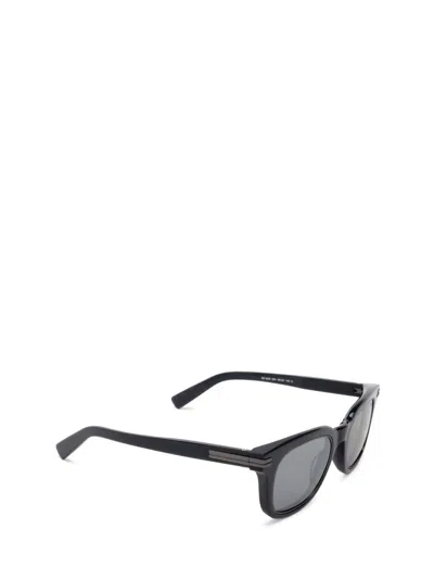 Shop Zegna Sunglasses In Shiny Grey