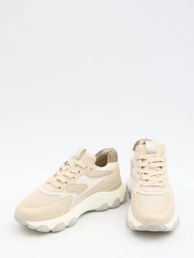 Shop Hogan Hyperactive Sneakers In Beige