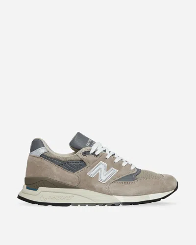 New Balance Multicolor Suede And Fabric U998gr Sneakers In Grey