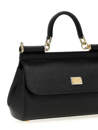 Shop Dolce & Gabbana 'sicily' Handbag In Black