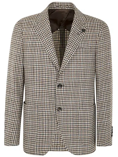 Lardini Man Suit Special Line Drop 7 Regular In Nude & Neutrals