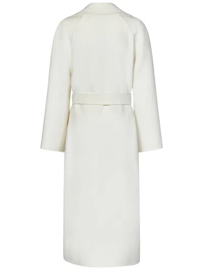 Shop Alberta Ferretti Coat In Beige