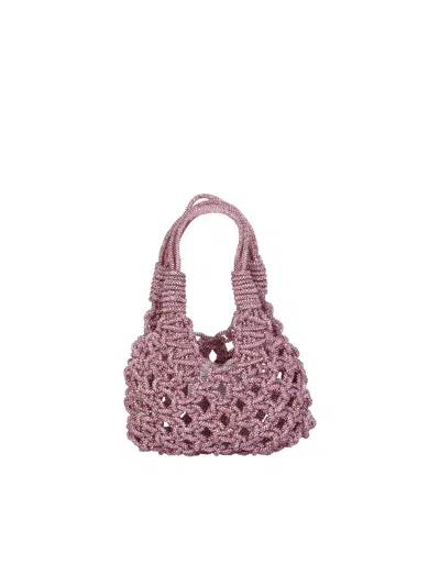 Hibourama Pink Small 'vannifique' Tote Bag In Pink
