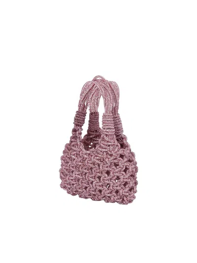 Hibourama Pink Small 'vannifique' Tote Bag In Pink