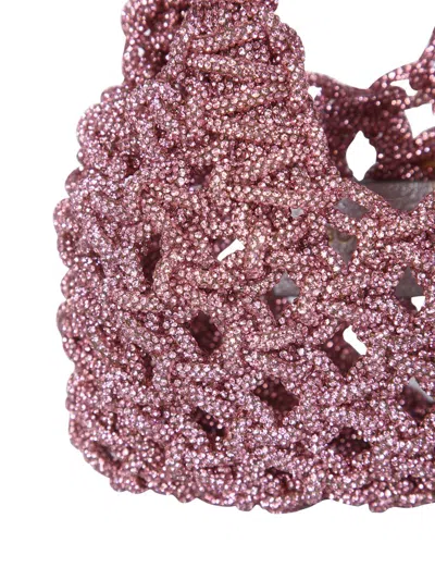 Hibourama Pink Small 'vannifique' Tote Bag In Pink