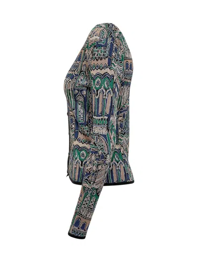 Missoni Multicolor Pattern Cardigan In Multicolor