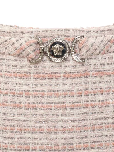 VERSACE VERSACE COTTON TWEED SKIRT 