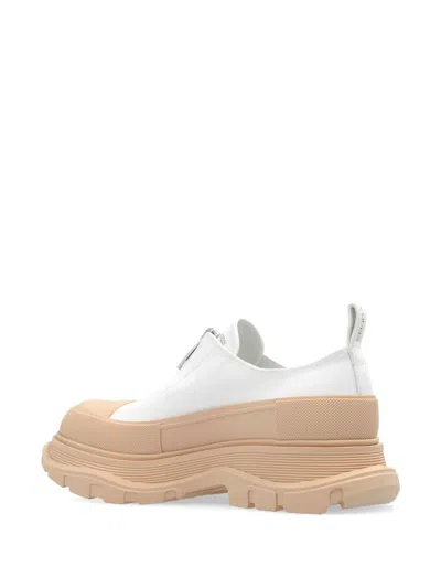 Alexander Mcqueen Women Two-tone Canvas Tread Slick Sneakers In Multicoloured