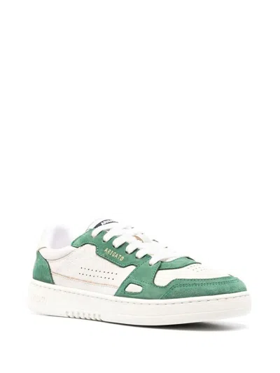 Axel Arigato Contrast Panels Flat Sole Perforated Design In White