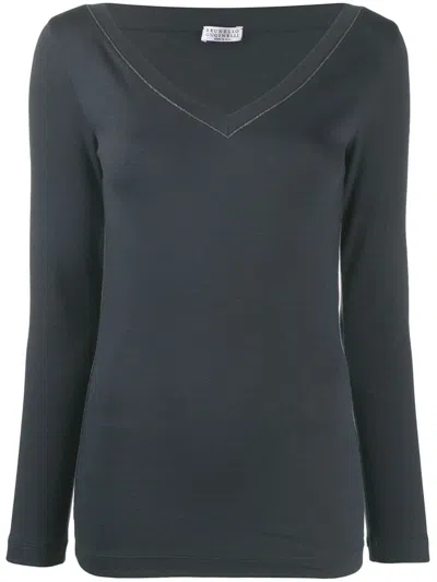 Shop Brunello Cucinelli Sweaters In Blue