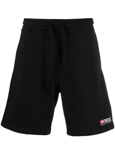 Shop Diesel Shorts In Black