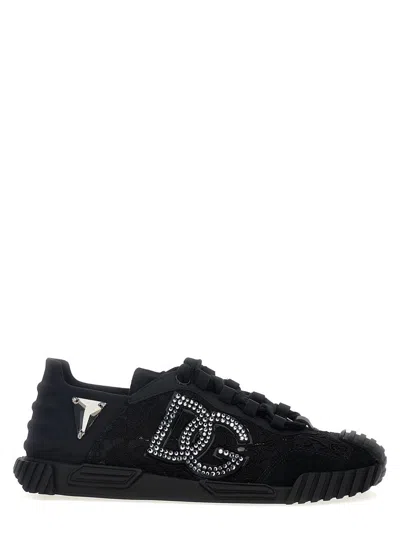 Dolce & Gabbana Ns1 Low-top Running Sneakers In Black