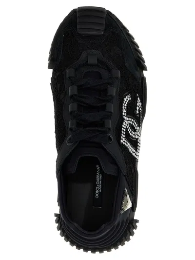 Dolce & Gabbana Ns1 Low-top Running Sneakers In Black