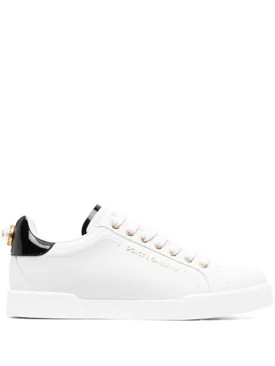 Shop Dolce & Gabbana Sneakers In White