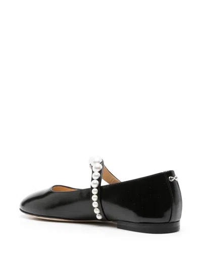 Shop Mach & Mach Flat Shoes In Black