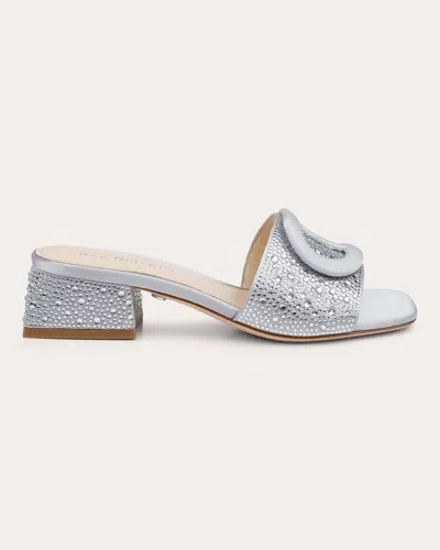Dee Ocleppo Dizzy Ii Slide Sandal In Silver