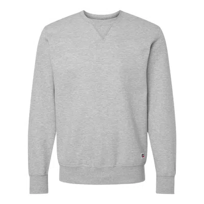 Russell Athletic Cotton Rich Fleece Crewneck In Grey